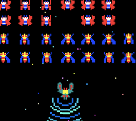 Galaga game preview